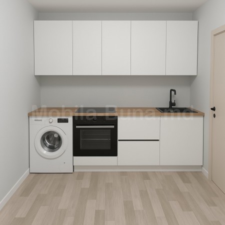 Bucătărie  modulară  cu fațadă MDF  